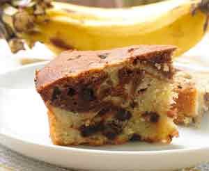 Bizcocho de Chocolate y Plátano
