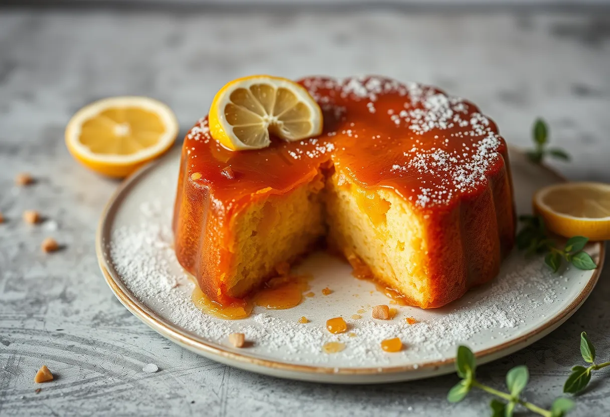 Bizcocho de Limón y Almendras