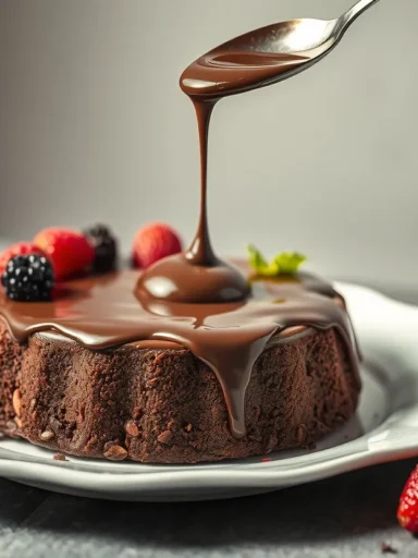 Bizcocho de Chocolate Sin Huevo