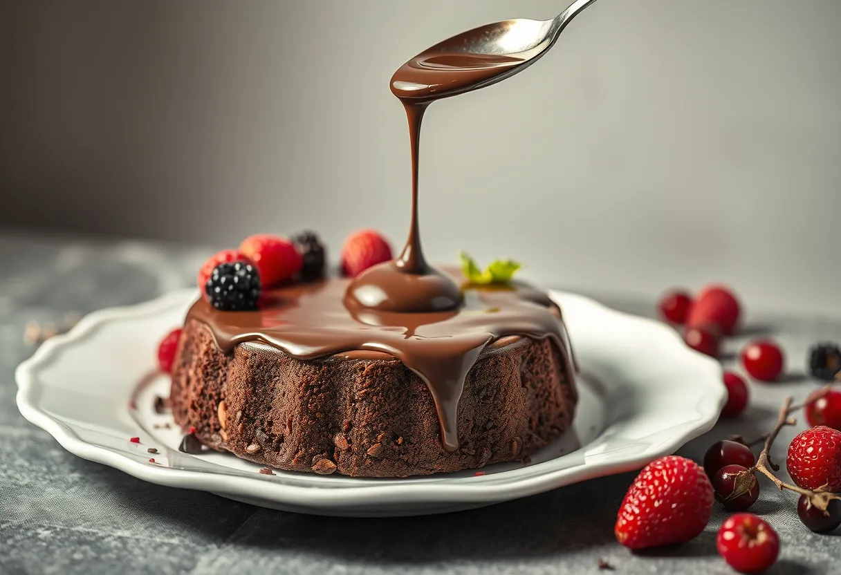 Bizcocho de Chocolate Sin Huevo
