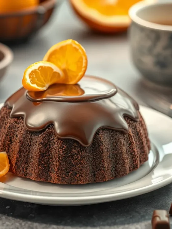 Bizcocho de Chocolate y Naranja