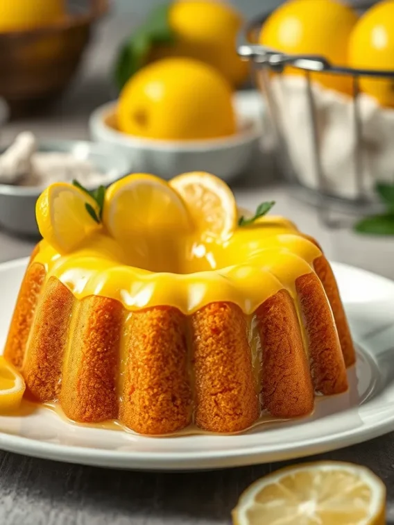 Bizcocho de Limón Casero