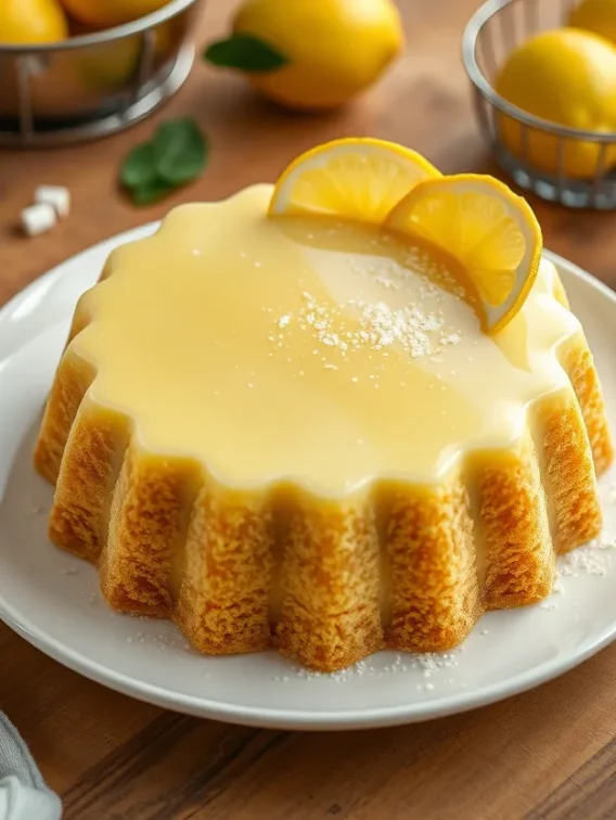 Bizcocho de Limón Sin Huevo