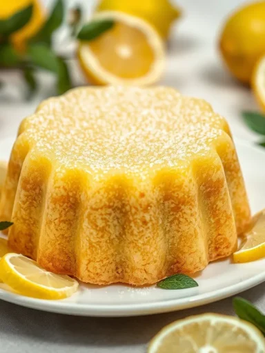 Bizcocho de Limón al Microondas
