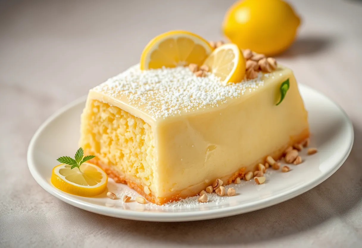 Bizcocho de Limón y Nueces