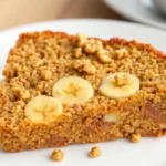 Bizcocho integral de avena y manzana